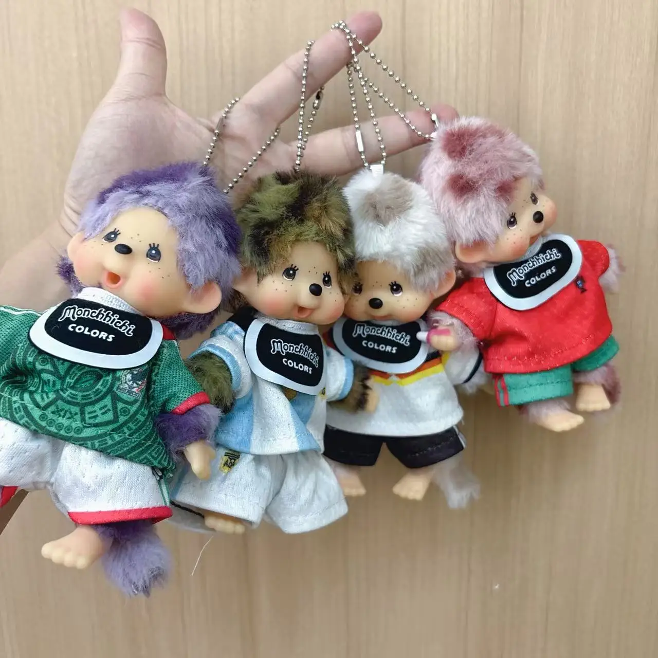 

for mongqiiq Keychain Kawaii Keychains Bags Hanging Pendant Monchichi Doll Hanging Charms Birthday Gift