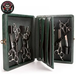 Barber Leather Storage Bag Hairdressing Scissors Combs Tools Pouch Bag  Waterproof portable Handbag Salon Speciality Storage Bag