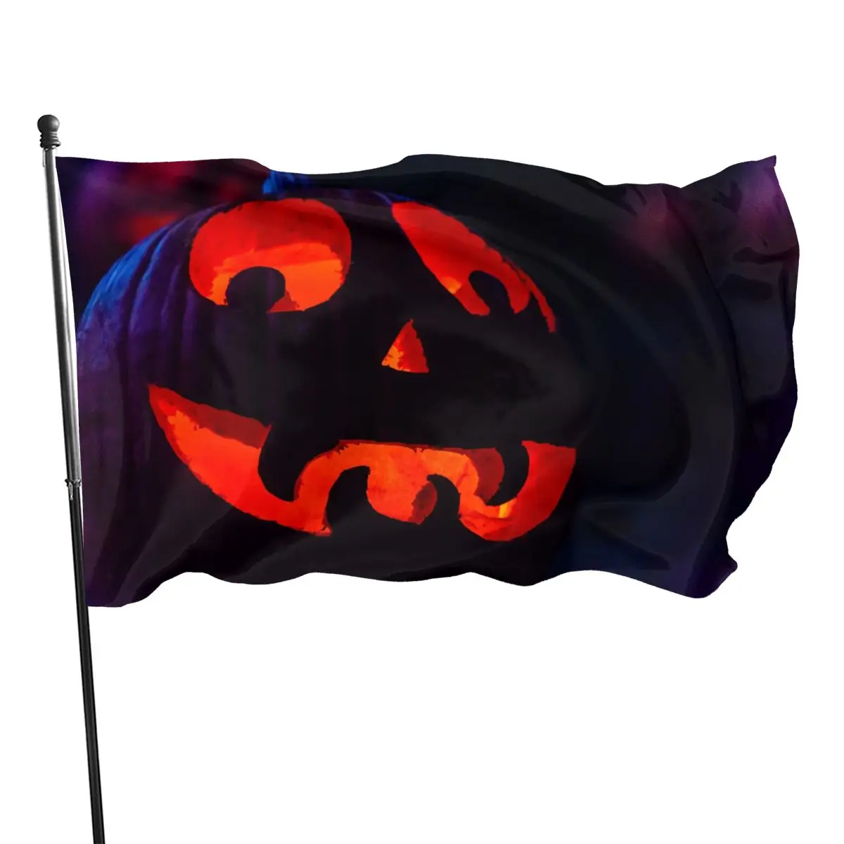 Halloween Flag Pumpkin Witch Flag with Brass Grommets Trick or Treat Garden for House Indoor Outdoor Halloween Party Decorations