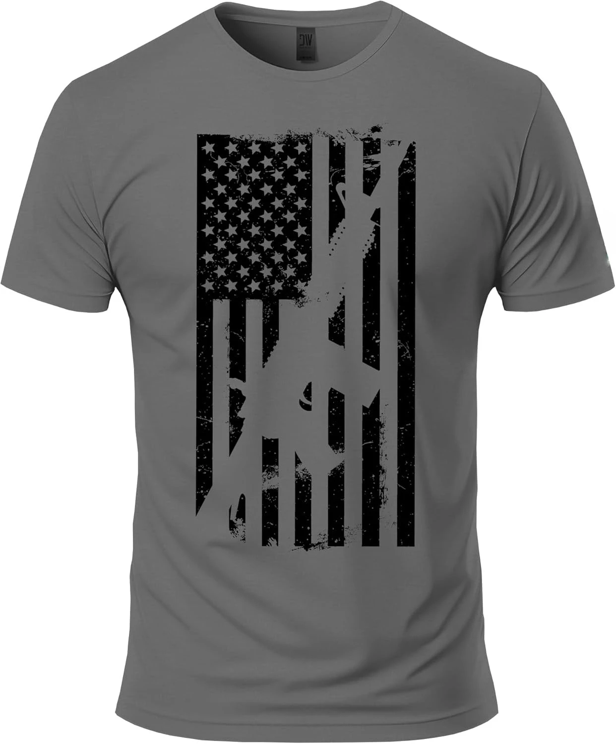 

American flag pattern design -100% cotton summer short sleeve O-neck casual printed men's T-shirt.