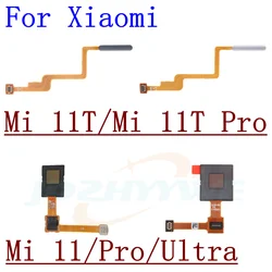 For Xiaomi Mi 11 Pro Ultra 11T Pro Home Button Back Touch ID Scanner Fingerprint Sensor Flex Cable Phone Parts