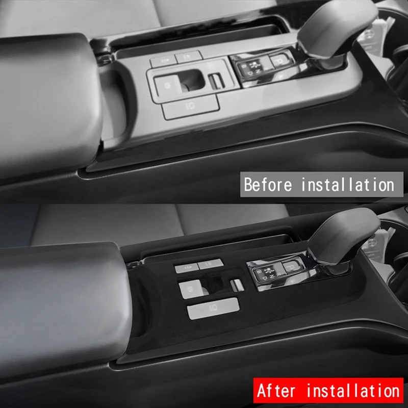 Центральное управление автомобилем, панель переключения передач, накладка переключения передач, рамка, аксессуары для салона автомобиля для Toyota Prius 60 серии