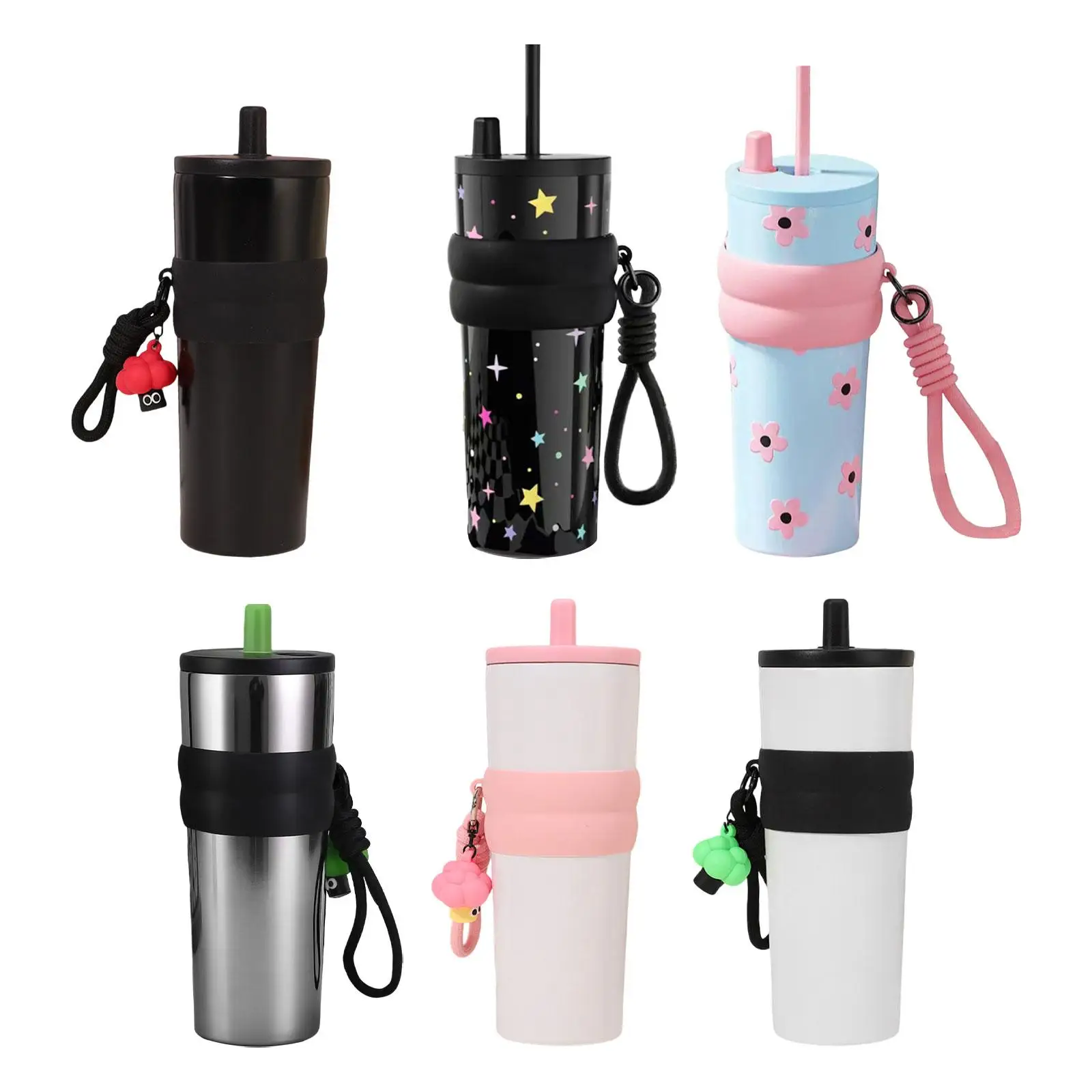 

Insulated Water Bottle Thermal Cup Kids Drinking Cup Vacuum Water Cup Drink Bottle for Hiking Camping Outdoor Playground Travel