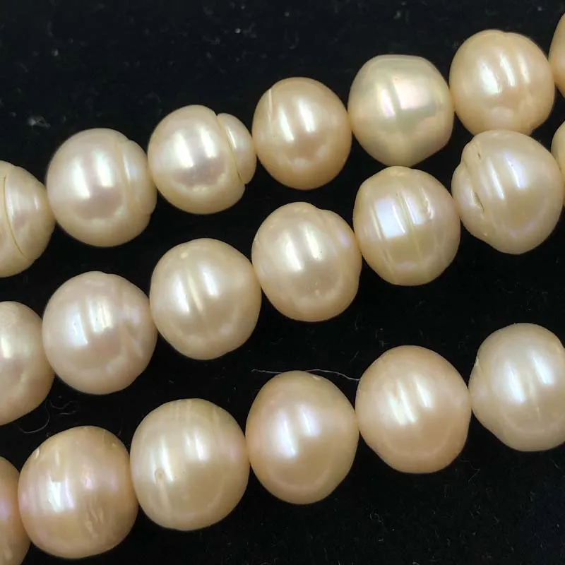 [ELEISPL Wholesale 4 Strands 10-11mm Freshwater Pearl Loose Strings Pink Or White #22010284