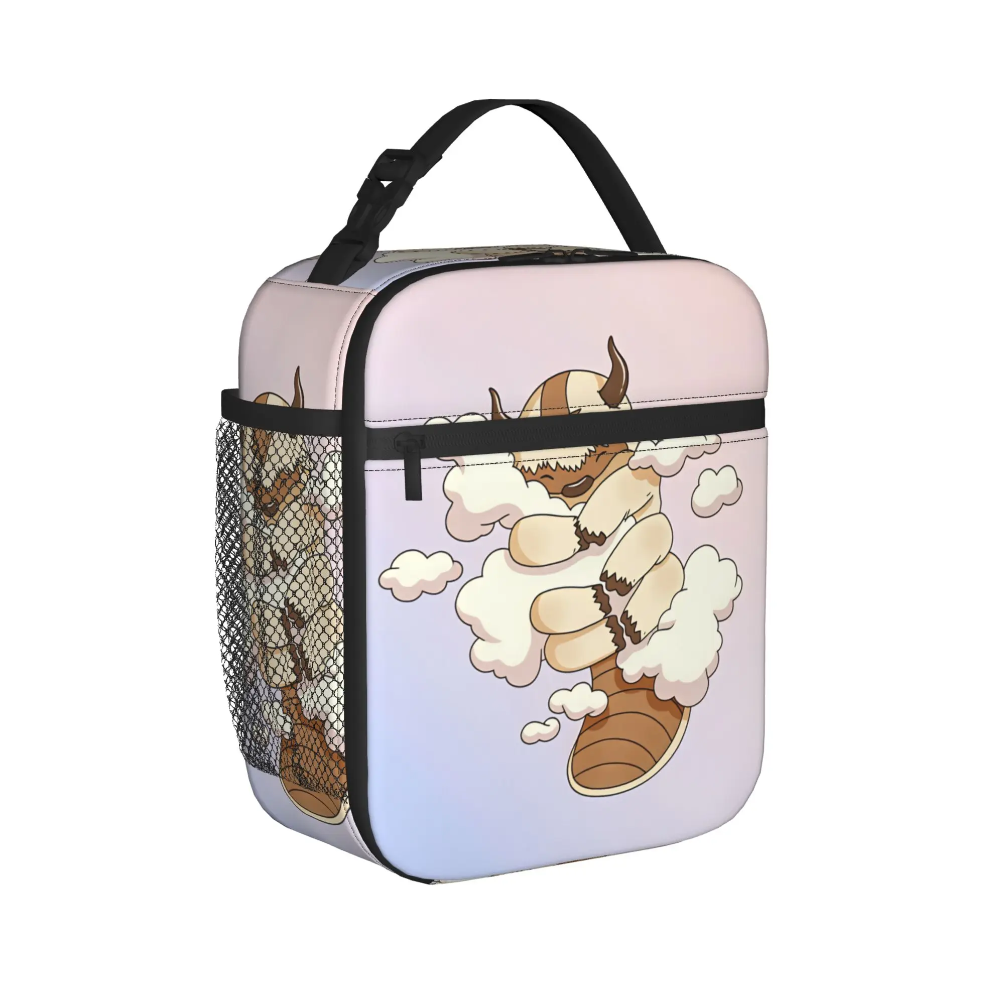 Avatar The Last Airbenders Lunch Bag  Portable Lunch Box Girls Office Print Cooler Bag Fun Oxford Thermal Tote Handbags