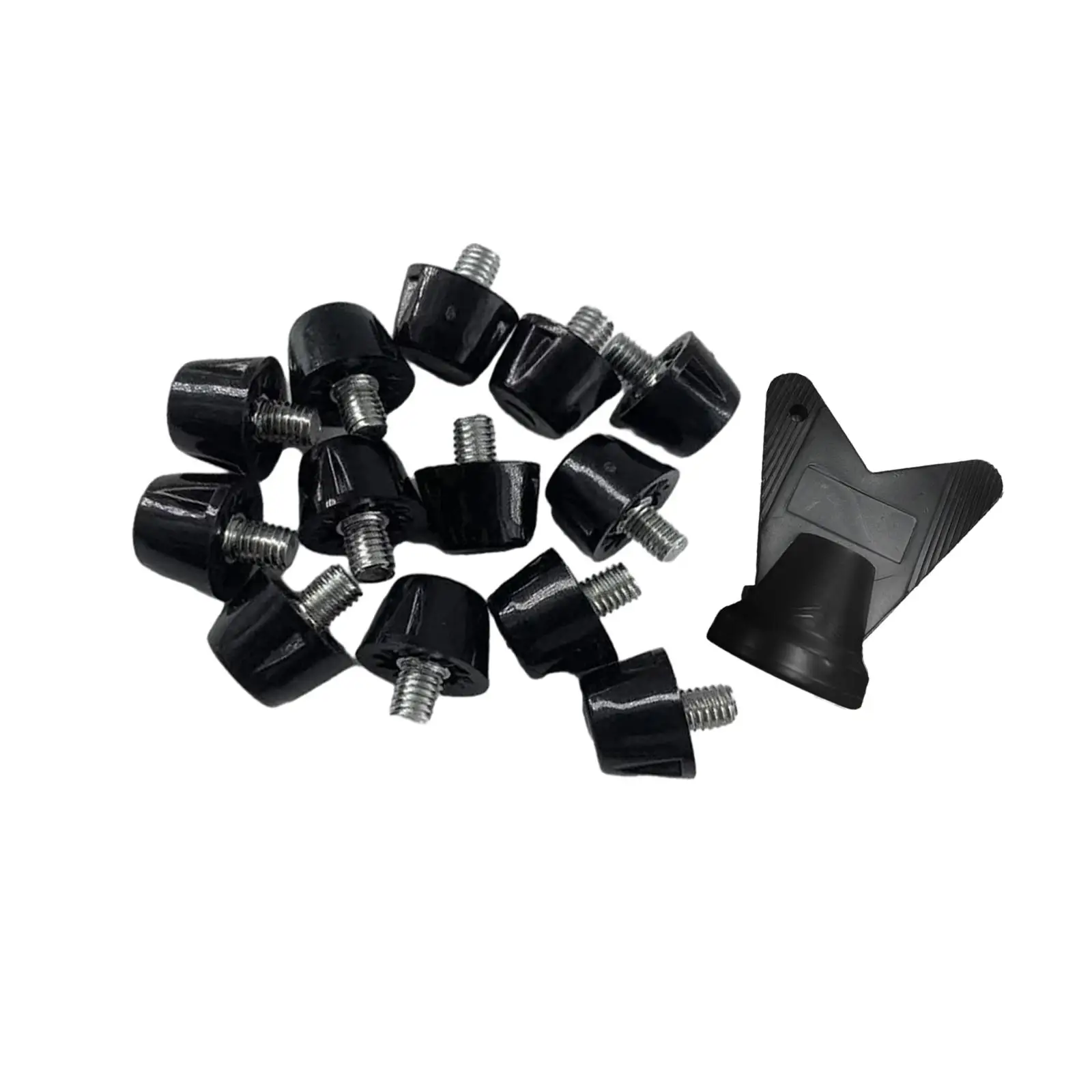 

Firm Ground Football Shoe Spikes Studs M5 Threaded Nylon Non Slip Cleats for Running Soccer Shoes Track Field