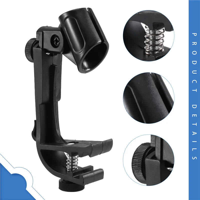 

6 Pcs Microphone Clip Drum Clip Shockproof Microphone Clip Microphone Stand Shockproof Musical Instrument Accessories