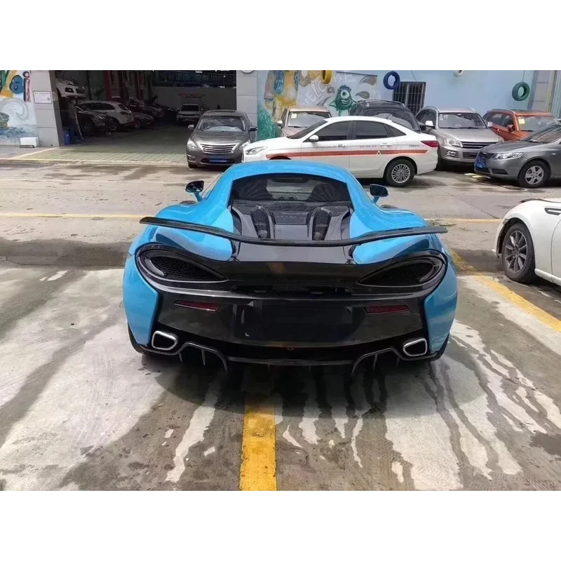 High Quality Novitec Style Carbon Fiber Rear Spoiler & Rear Wing Upgrade Body Kit
