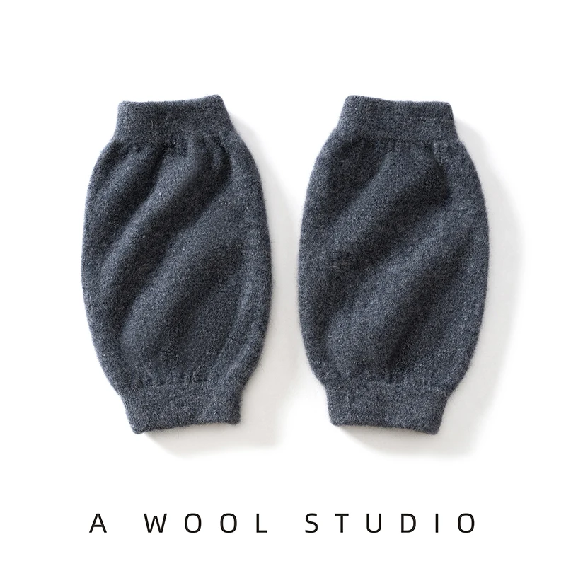 ウール製膝サポーター-1個入り-通気性のある圧縮弾性膝ブレース-膝の痛みを和らげるレッグスリーブ-男女兼用