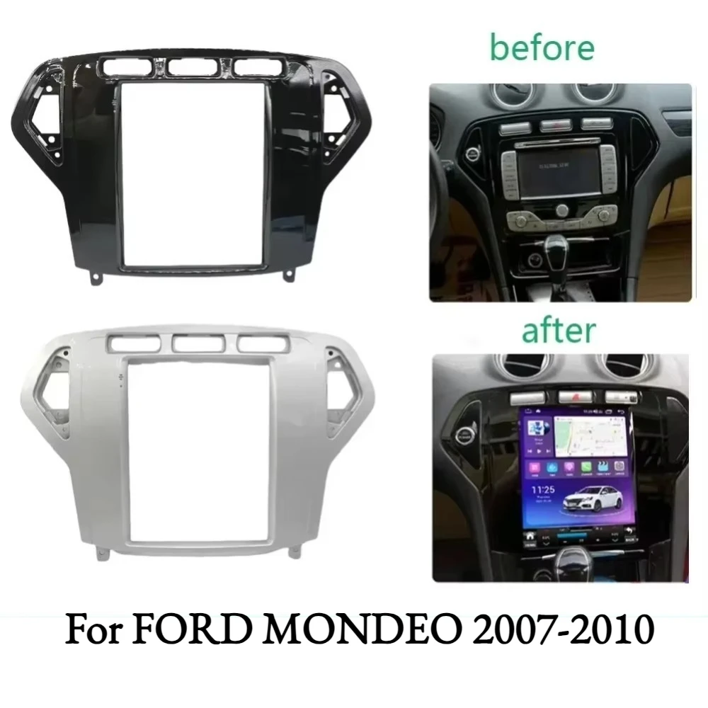 

9,7-дюймовый экран Tesla Style для FORD MONDEO 2007-2010 гг. | 2-диночная универсальная рамка мультимедийного видеоплеера
