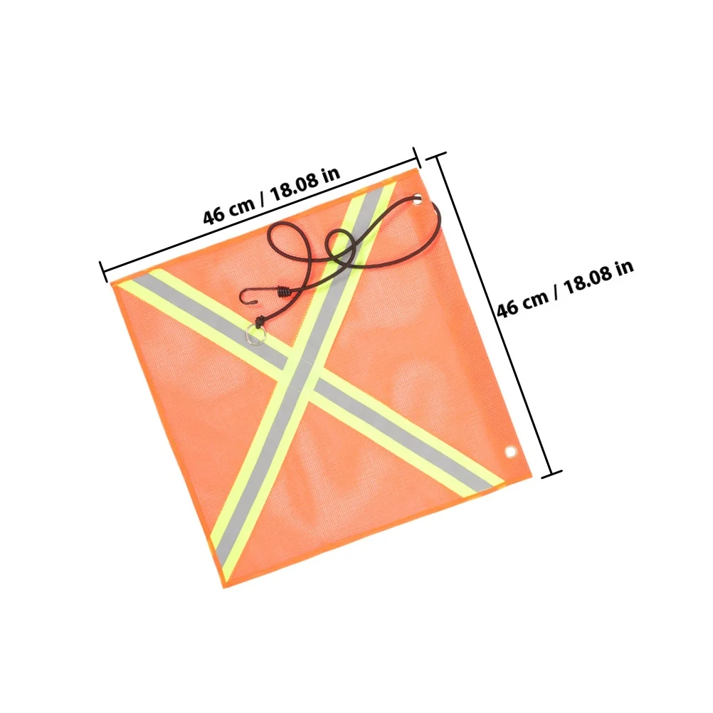 2Pcs Reflective Safety Flags for Trucks Trailers High Visibility Night Signals Durable Weatherproof Easy Installation
