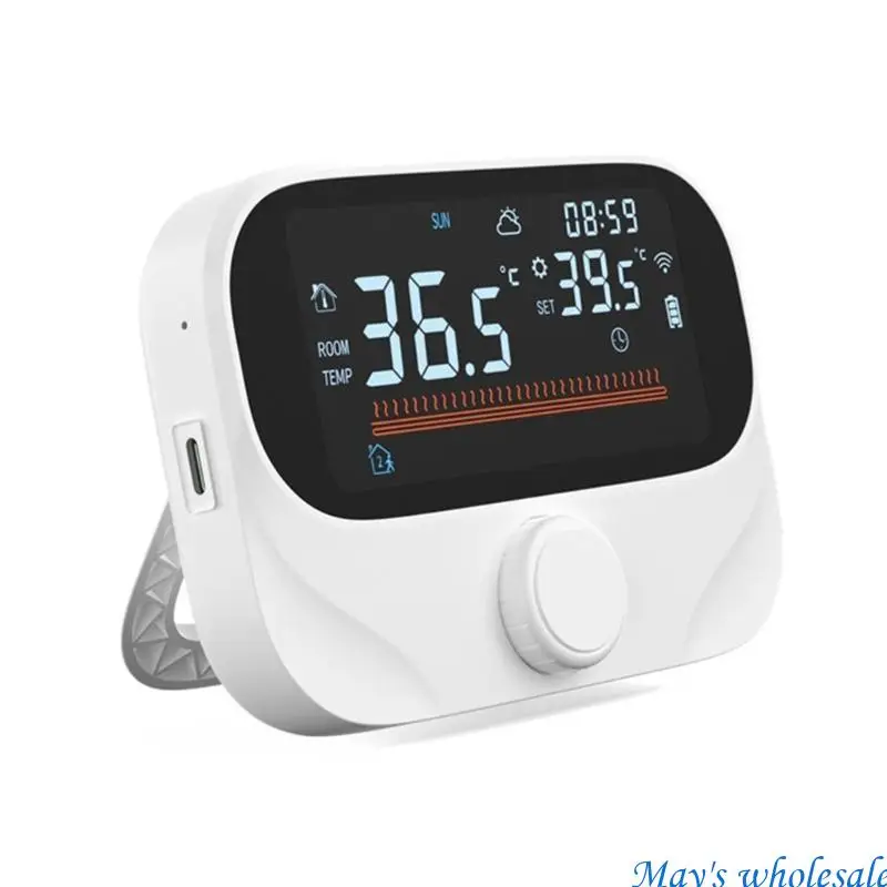 Home Thermostat Wireless Programmable Thermostat Easy Carry for Stable Heating 448A