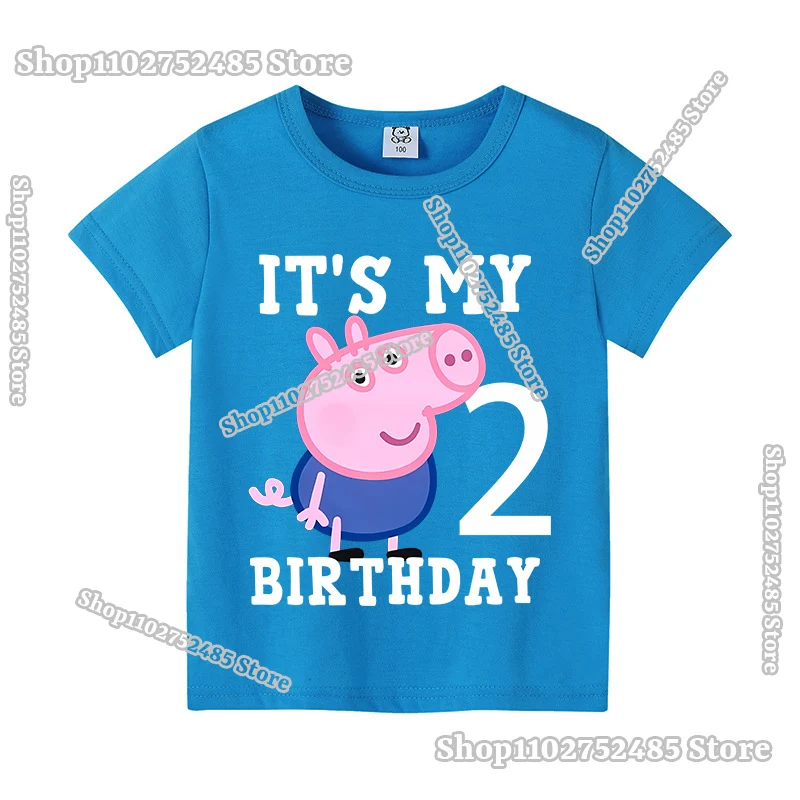 Футболка-с-рисунком-свинки-Пеппы-милые-топы-на-день-рождения-праздничная-одежда-футболка-для-девочек-летняя-хлопковая-детская-одежда-с-короткими-рукавами-подарок-из-бутика