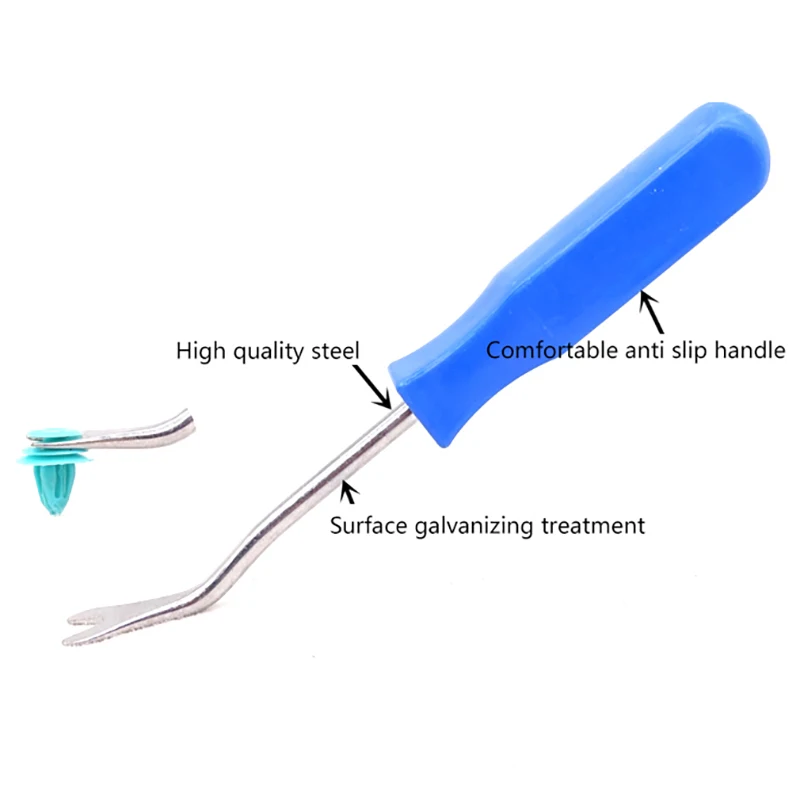 New Car Removal Tool Blue Car Door Trim Panel Fastener Nail Puller Removal Open Pry Tool Clip Plier Car Interior Accessories