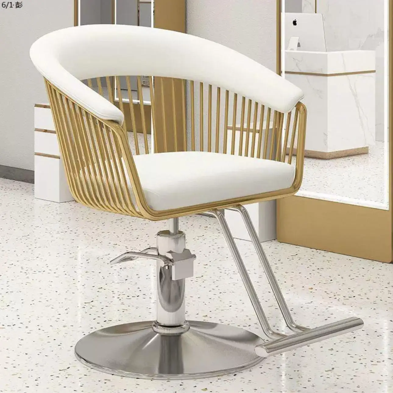 

Stylis Saddle Barber Chair Luxury Braiding Barber Chair Working Silla Reclinable Para Salon De Belleza Beauty Salon Furniture