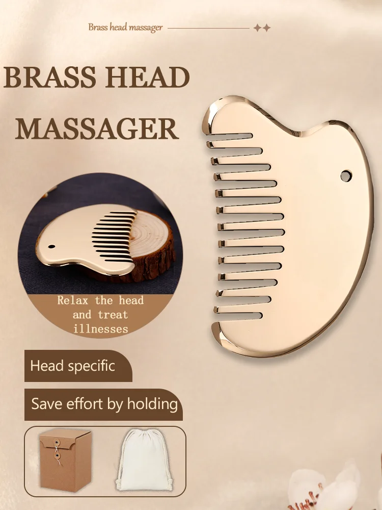 

Pendant comb to carry head massage blood women's accessorie luxury matching pendant massage comb