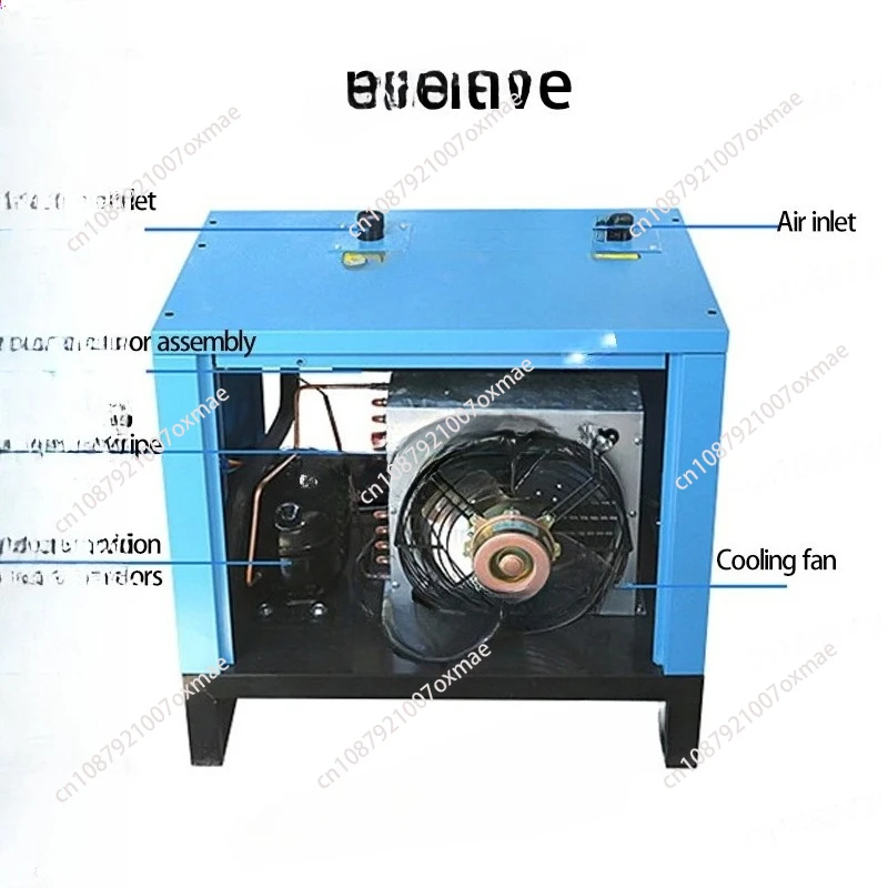 Refrigeration Dryer 1.5 Cubic Meters with Filter Air Compressor Compressed Air Cold Dryer Drying Equipment Air Compressor