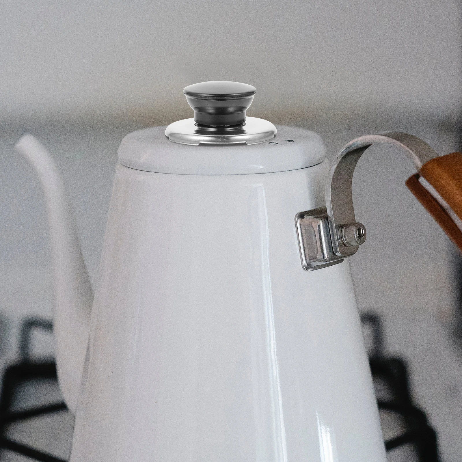 

Whistling Kettle Cover Knob Stainless Steel Loud Alarm Replacement Lid Easy Install Tea Kettle Lid Accessory Teapot Cover Knob