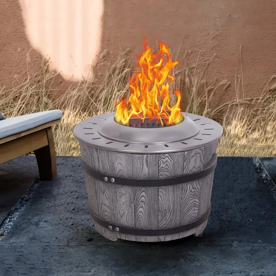 

Smokeless Firepit With Wood Pellet Twig Wood As The Fuel Wood Look