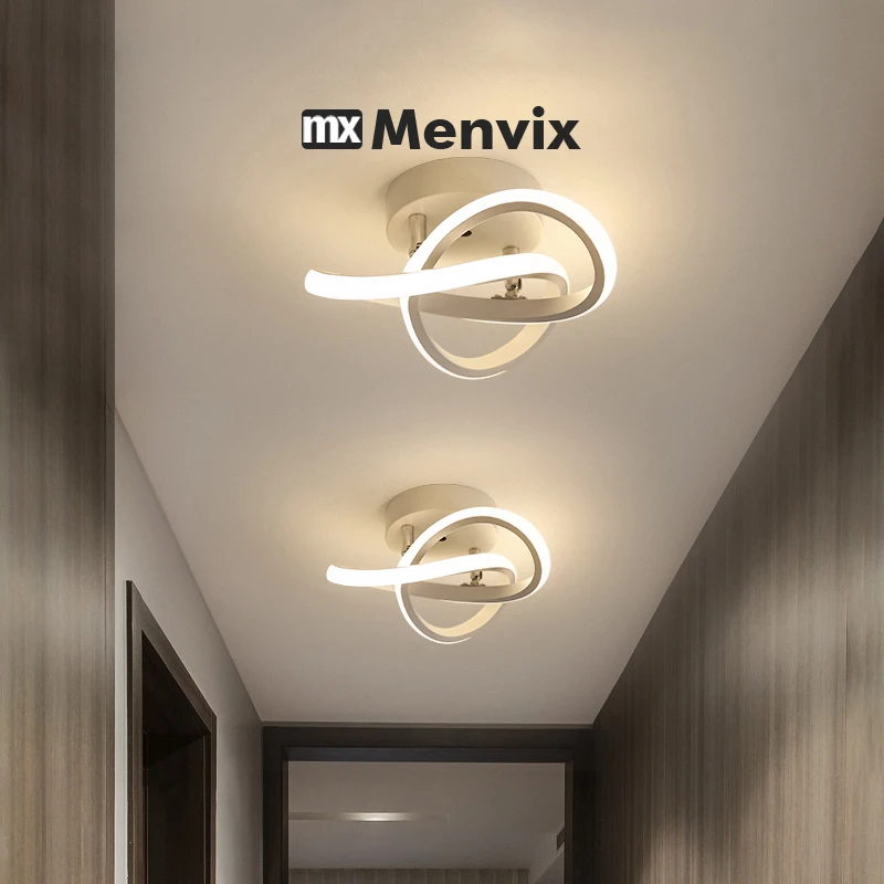 Modern Aisle LED Ceiling Lamp For Stairs Entrance Corridor Balcony Indoor Lighting Minimalist Style Light Kitchen Fixtures