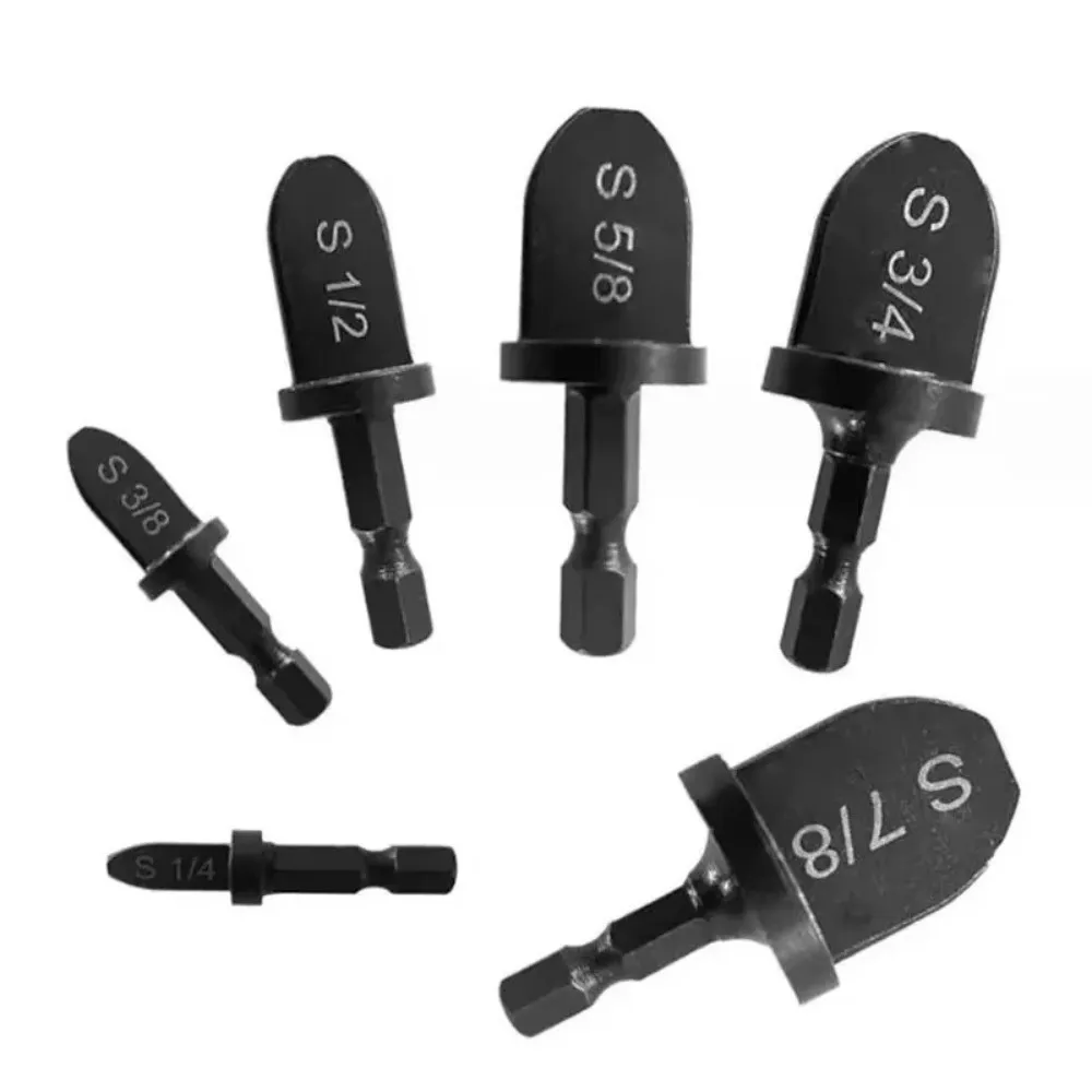 Expansor de tubo de cobre con mango Hexagonal, juego de reparación HVAC, extensor de llamarada de agujero de tubo Manual, herramienta de adquisición, 5/6 Uds.