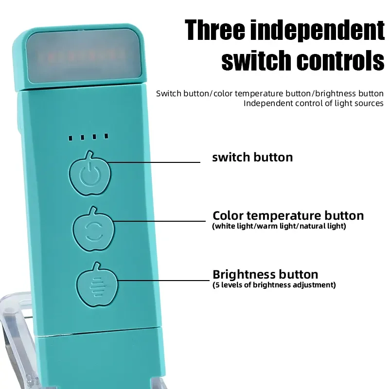 Usb Charging Clip Reading Light  LED Rechargeable Book Lamp Bookmark Reading Night Light Portable Read Lamp Kids Read Book Light