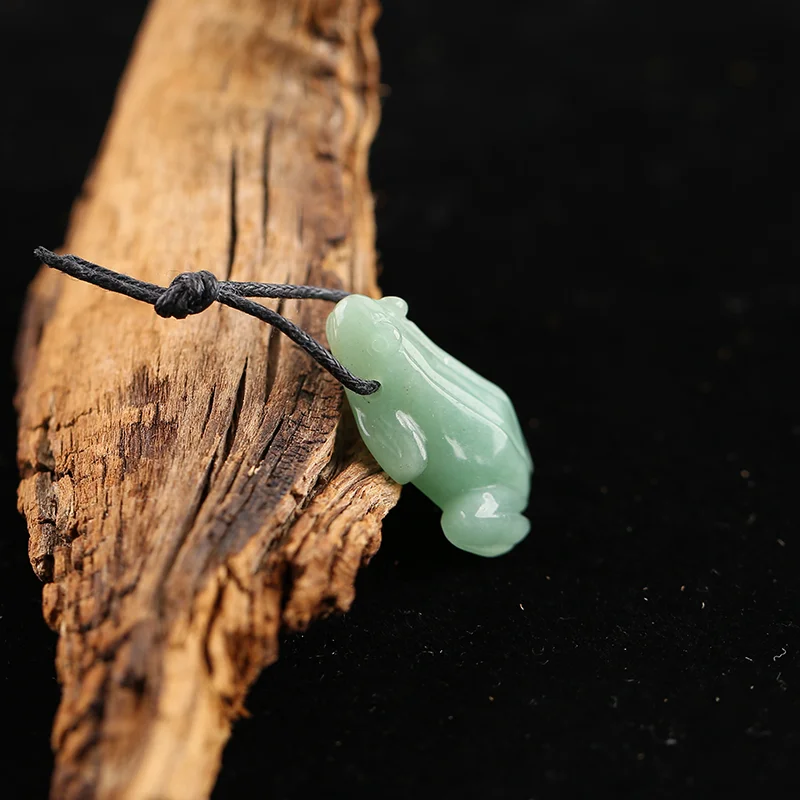 B&F Handmade Green Aventurine Stone Pendants, Genuine Natural stones beads, Unique Stones for jewelry & DIY Earring Beads