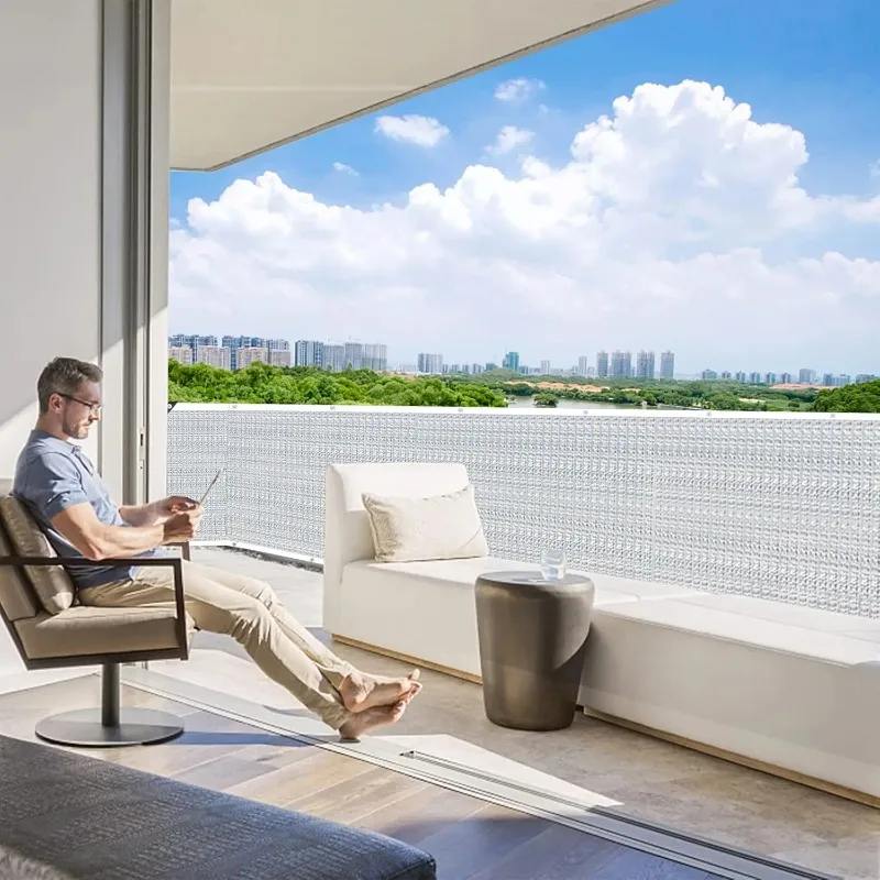 الأثاث. قماش تظليل الألومنيوم للسيارة، قماش تظليل الشمس عاكس 90% لحديقة الفناء العريشة غطاء الظل الأشرعة فضي متين #3