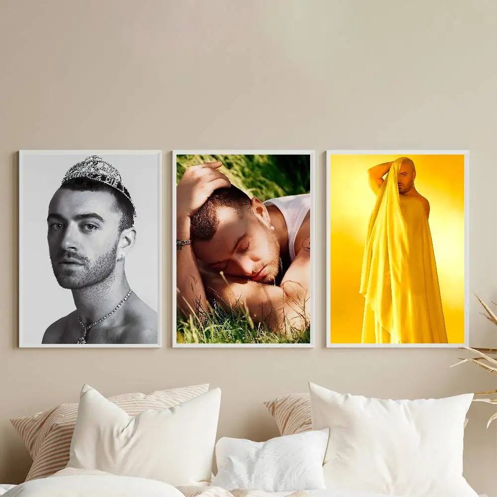Singer Sam Smith Gloria Poster HD Sticky Wall Art Printing Waterproof Home Living Bed Room Bar Aesthetic Decor