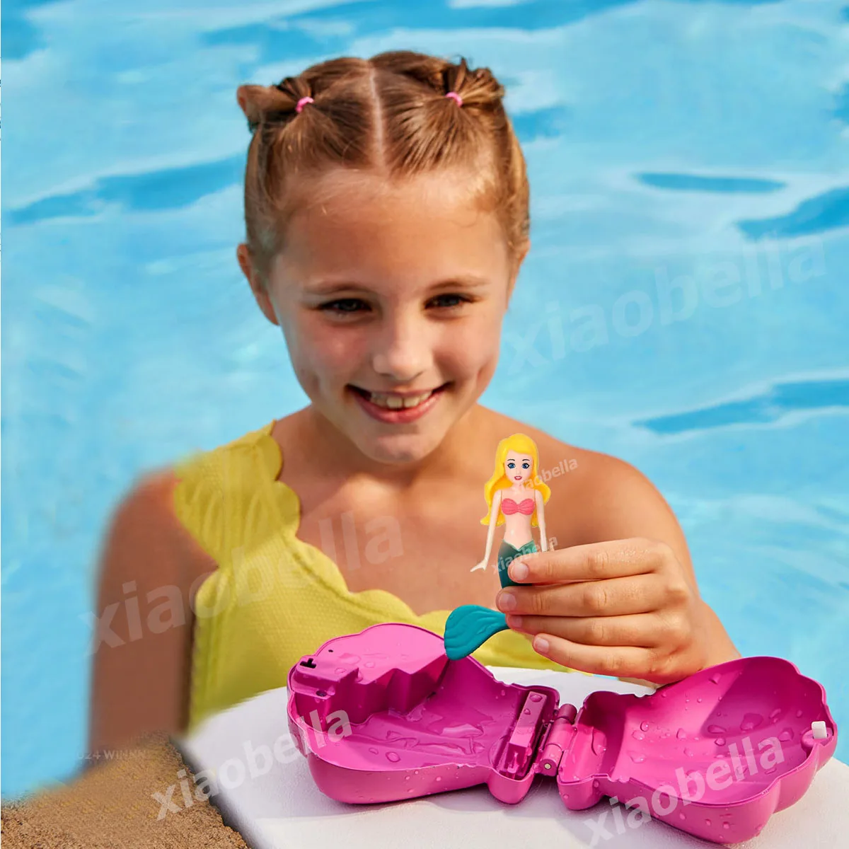 Mermaid Dive Toys Mermaid with Shell Bath Toys Colorful Mermaid Pool Toys Swimming Pool Game for Toddlers Boys Girls Teens Adult