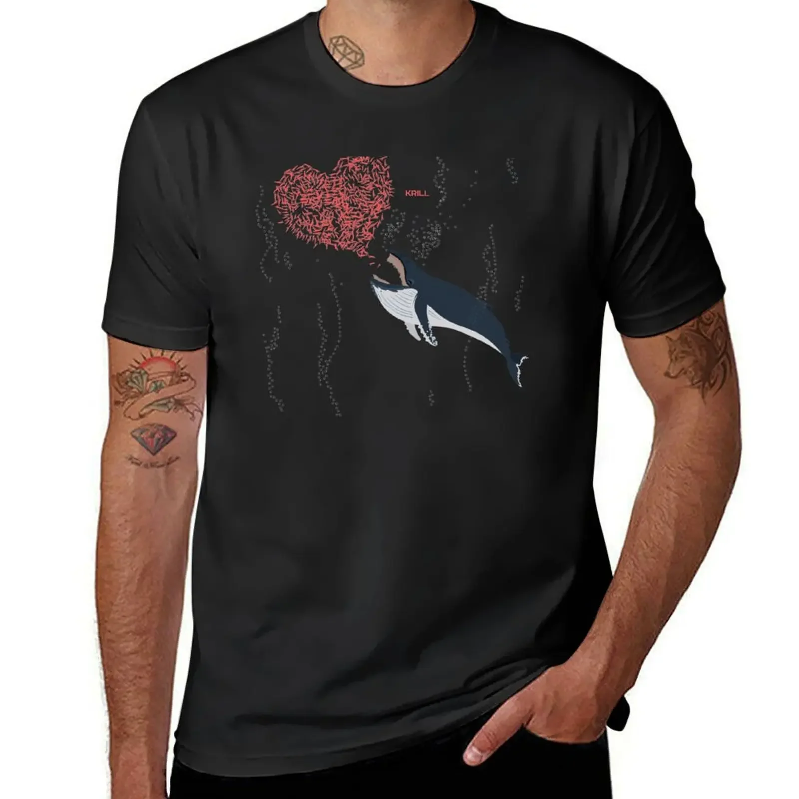 Love Krill - Humpback Whale T-Shirt man clothes cute clothes graphic shirts mens clothing