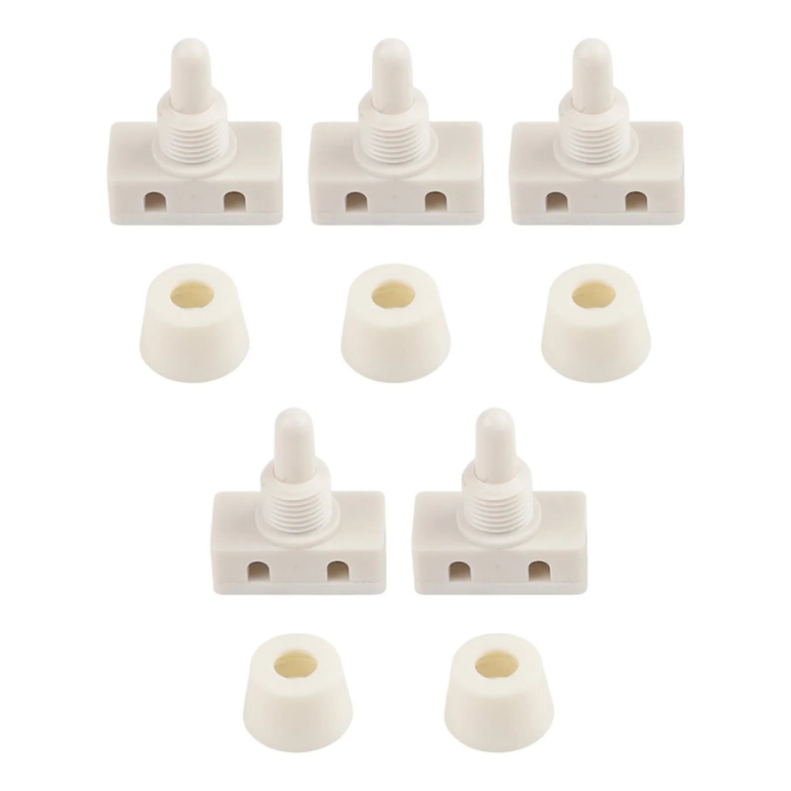 ABS Material Lamp Switch For DIY Projects 10mm Diameter Desktop Lamp Switch Accessory 10mm Packing Diameter 2A Rated Current