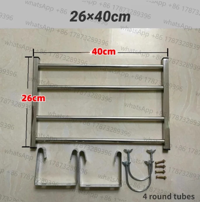 Electric heater drying rack drying bracket heater radiator oil tint stainless steel dry clothes rack hanger 50*30cm