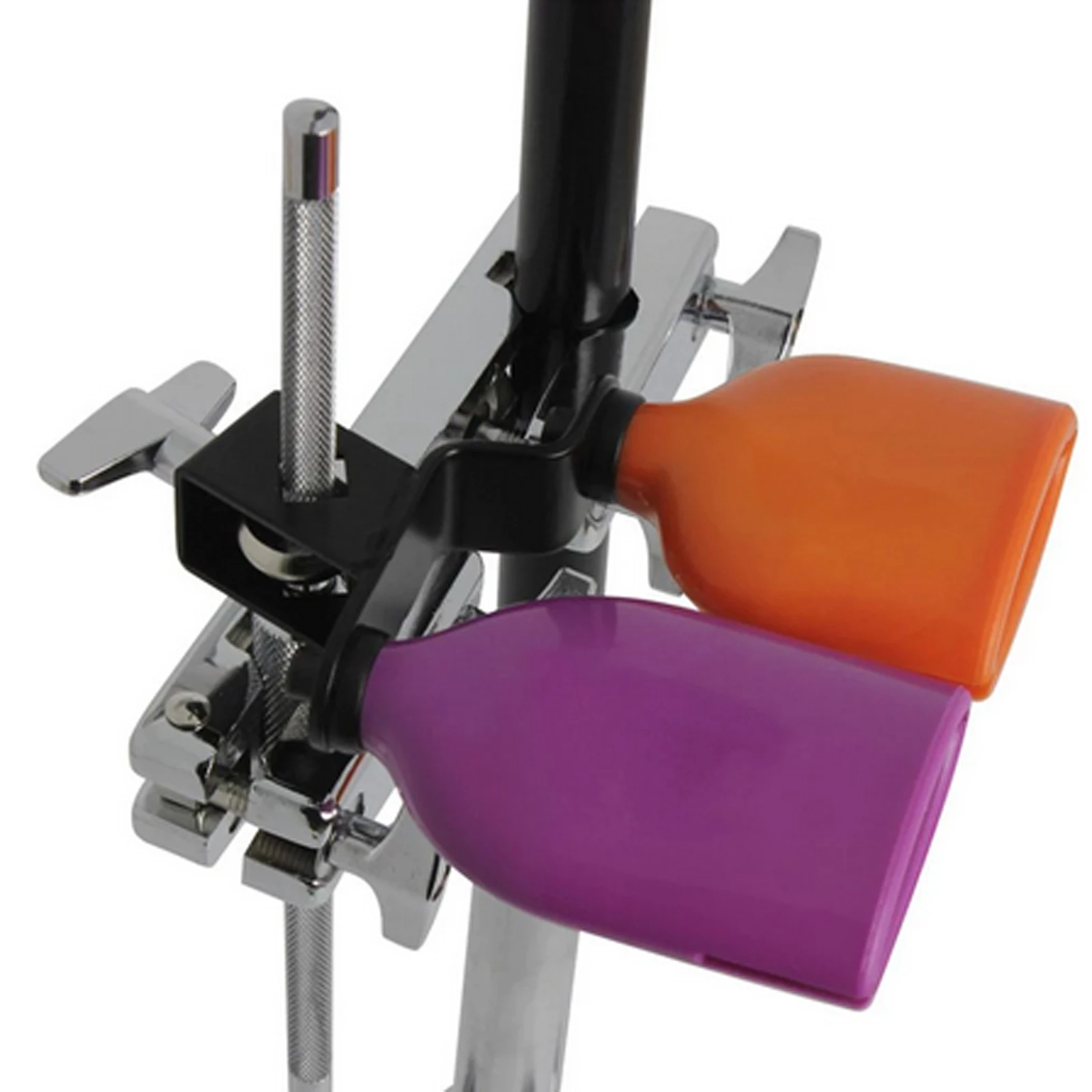 Hand Percussion Cowbell 17x16x5cm High and Low Sound with Adjustable Mount for