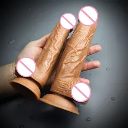 Realistic Huge Dildo for Woman Suction Cup Soft Skin Feeling Penis Sexy Toy Female Masturbator Vaginal Anal Toys for Adult 18+