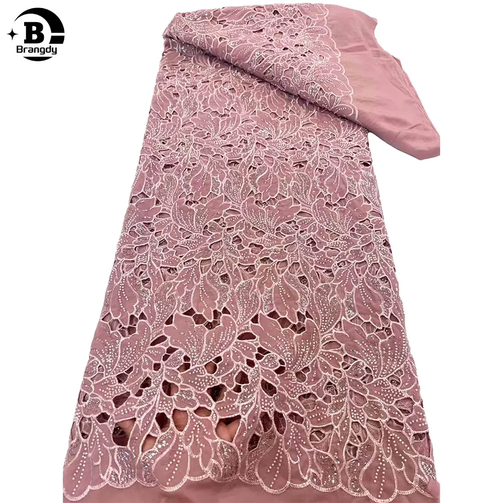 

African Luxury Sequins Lace Fabrics Latest Beads Embroidery French Tulle Mesh Lace Fabric Material For Party Wedding X50019