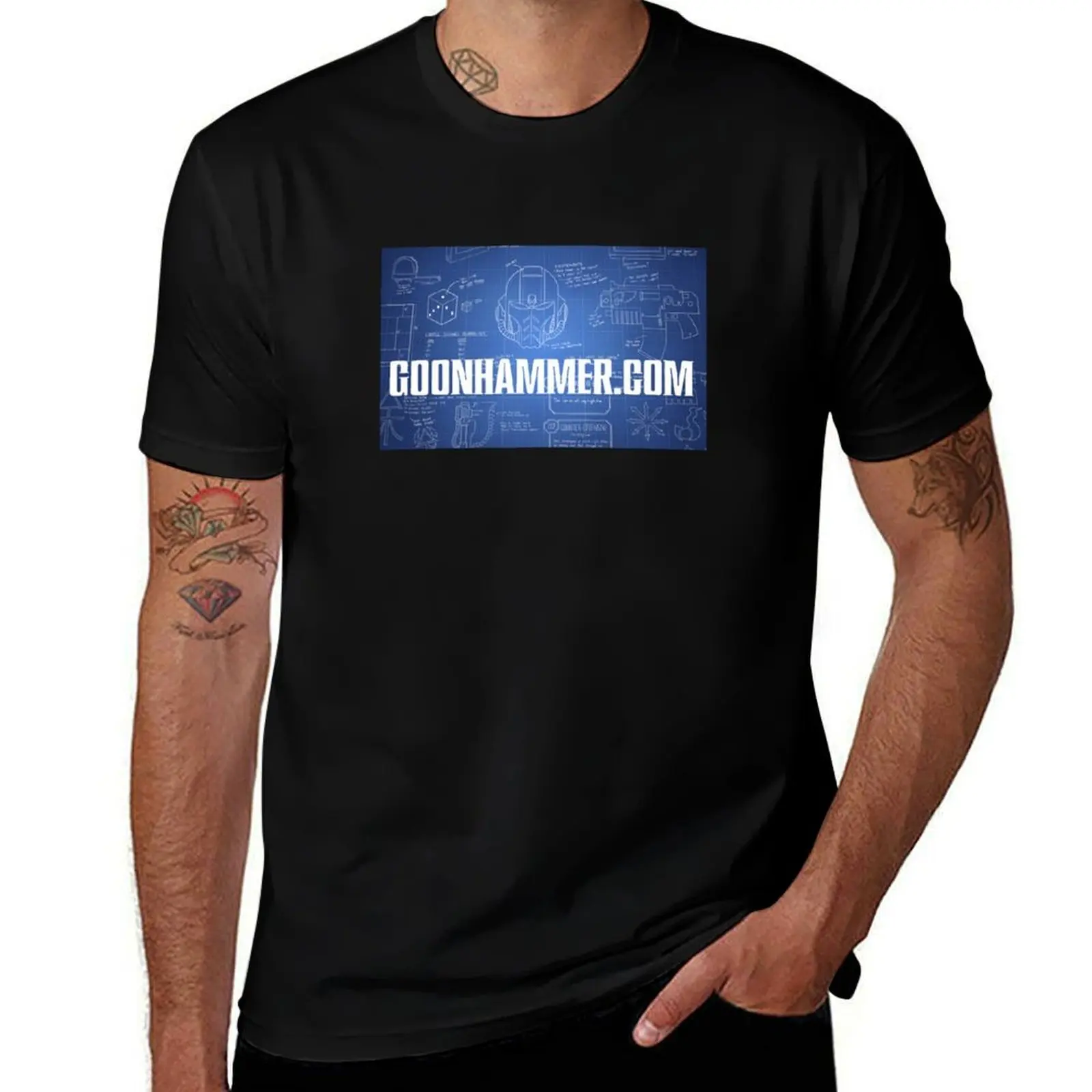 

Goonhammer 40k Start Competing Banner T-Shirt cotton t shirts high quality mens graphic t shirts cotton t shirt man T-shirt