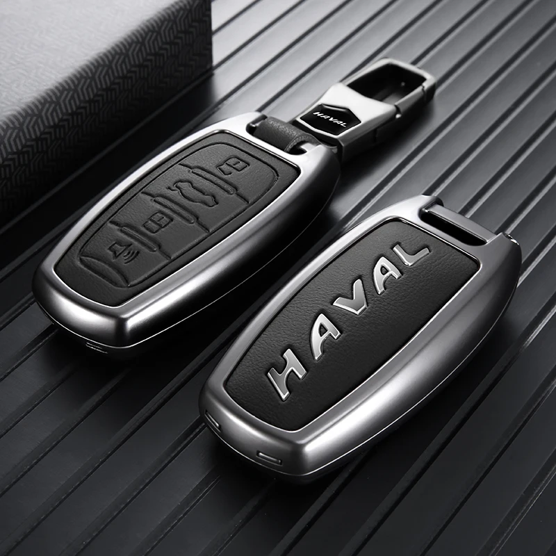 Autoschlüsselhülle für Haval Jolion MAX Zinklegierung Schlüsselanhänger-Schutz Vollständiger Schutz Anti-Fall Auto-Zubehör Jolion 2017-2022 – Detail 2