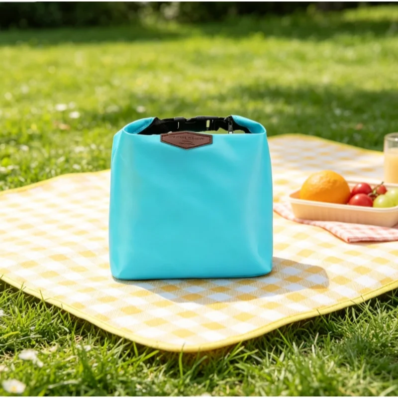 Thermoisolierte Lunchtasche, tragbare Kühltasche aus Oxford-Stoff, Aufbewahrungstasche für Picknick-Lebensmittel, Isolierpaket, 1 Stück