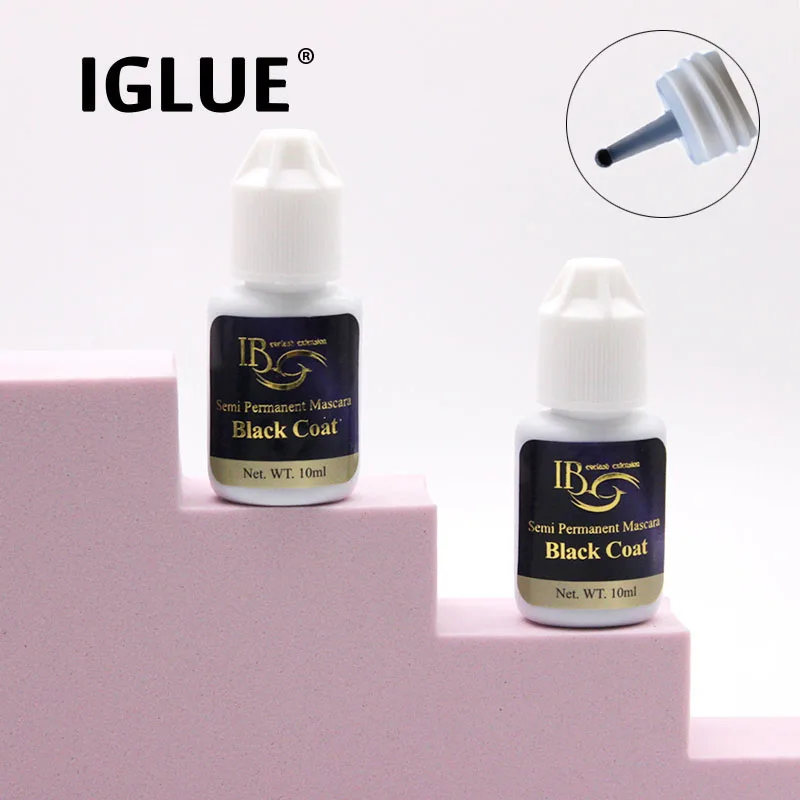 IBeauty Black Coat Glue False Eyelashes Extension Supplies 10ml Semi Permanent Mascara Original Korea Beauty Makeups Tools