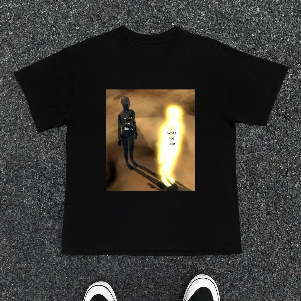 Винтажные футболки в студенческом стиле с американской атмосферой без повторения High Street в стиле ретро, необыкновенное мышление для пары