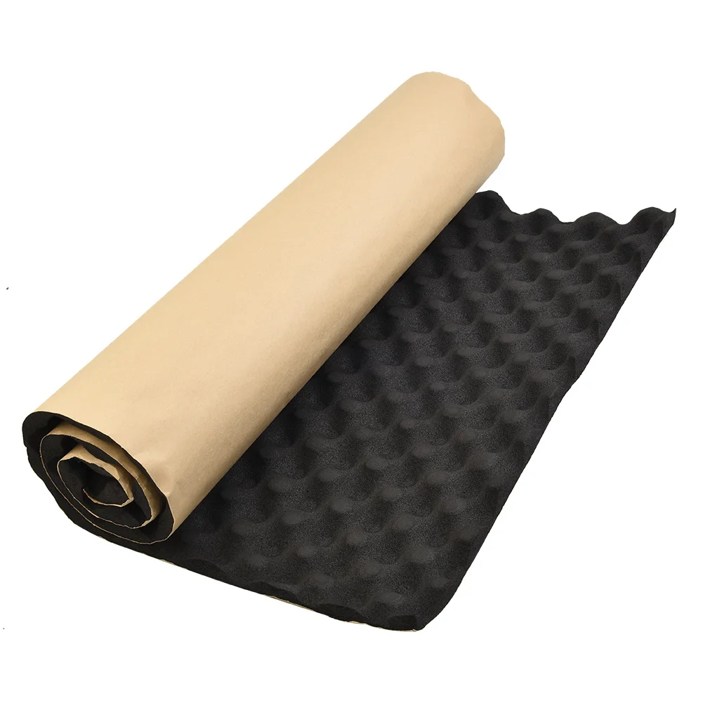 1 Pc 2 cm Auto Deadener Lärm Isolierung Akustische Dämpfung Schaum Subwoofer Matte Auto Haube Isolierung Stille Matte