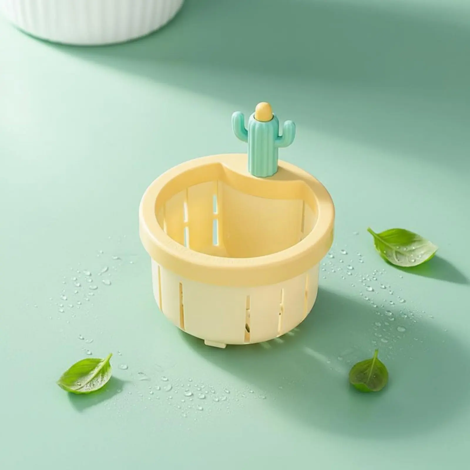

Cactus Sink Filter Removes Food Scraps Cactus Drain Basket Home Accessory Anti-Clogging