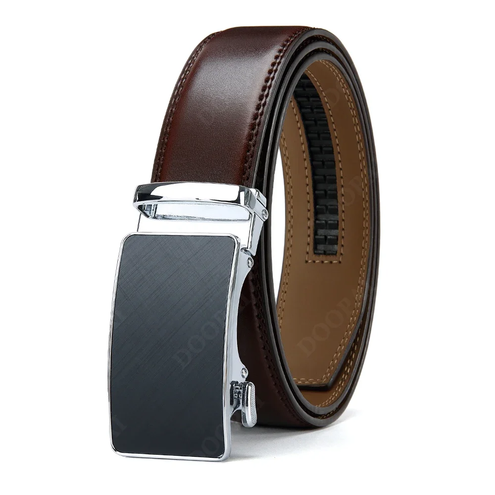 

DOOPAI Men's Belt Automatic Ratchet Buckle Sliding Belt Adjustable Buckle Suitable for Casual Decoration - Multi Color