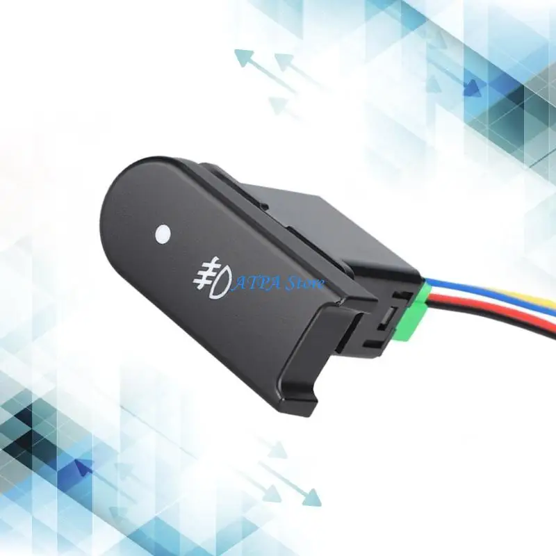 

U13C 12V CAR FOG FOG -выключатель замена FOG LAMP Power ВКЛ/Выключение для акцента для акцента