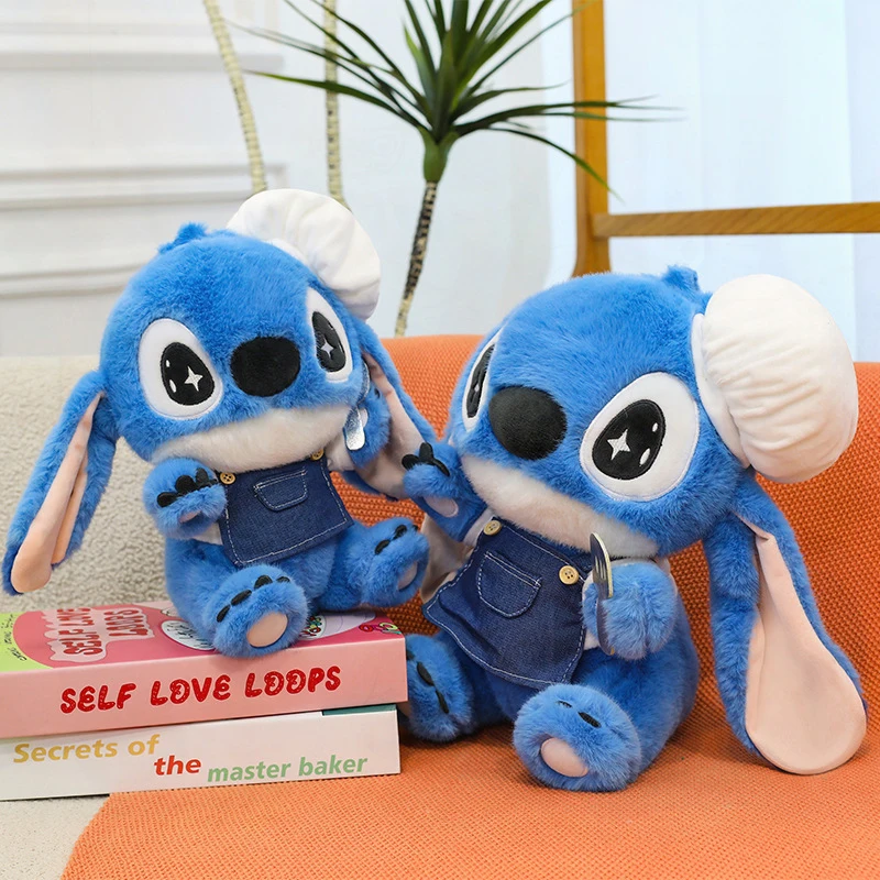 

Kawaii Disney плюшевая игрушка, милая мягкая кукла шеф-повара, детский подарок на день рождения, мягкая игрушка для детей, праздничный подарок, большой размер