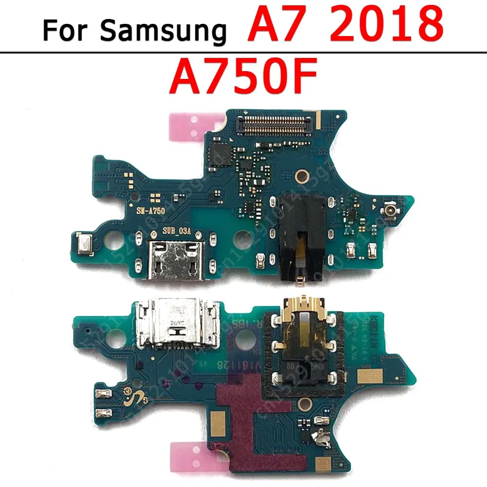 Usb Connector Charging Port For Samsung Galaxy A8 A9 Pro 2019 A3 A5 2016 A7 2018 Charge Board Plate Ribbon Socket Parts