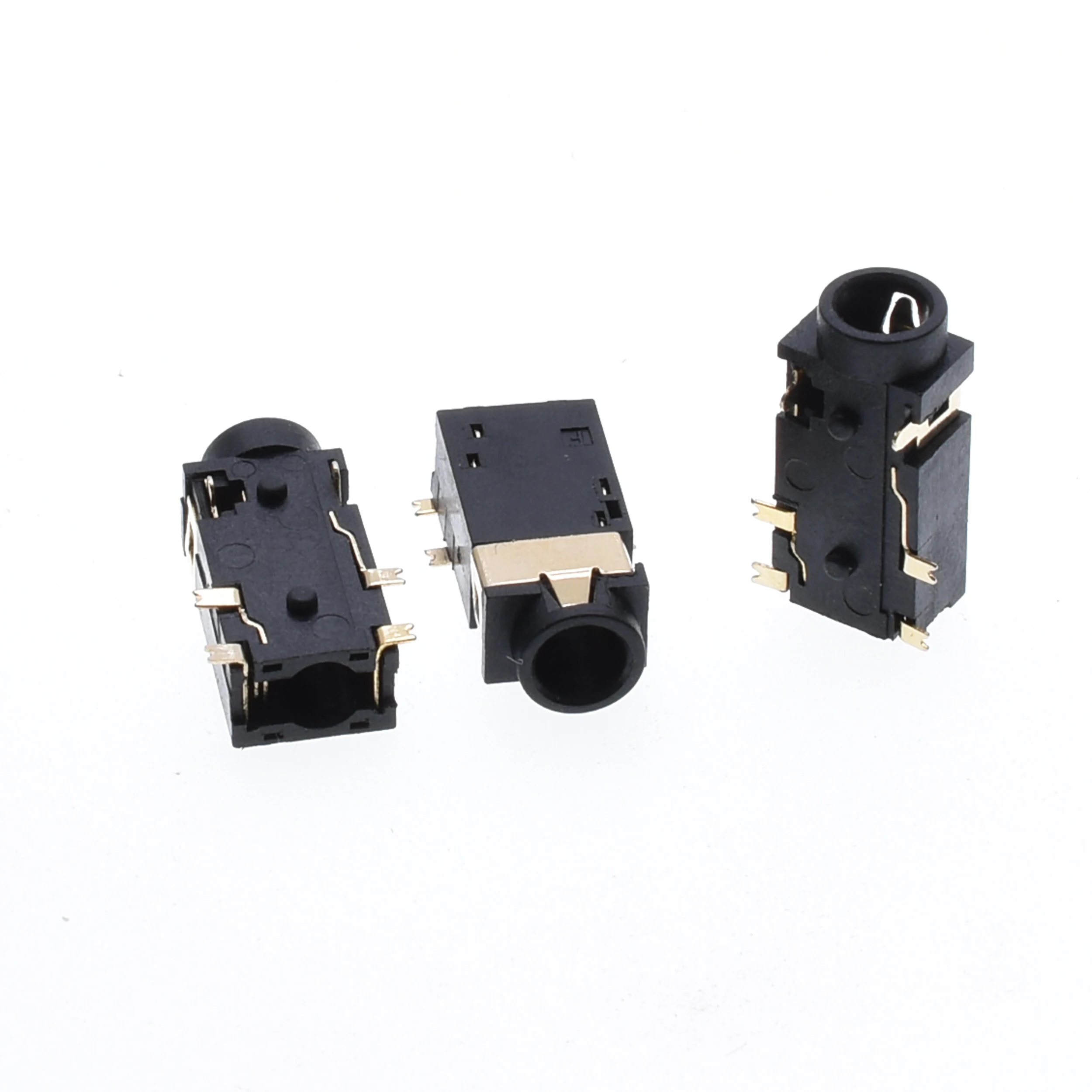 10PCS 3.5mm jack Female Audio Connector 6 Pin DIP Headphone Jack Socket PJ-342-6P Audio Interface Audio Jack Black