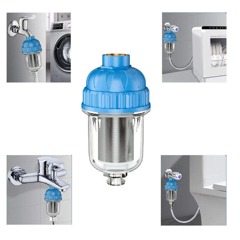 Household Water Heater Washing Machine Shower Water Faucet Anti-scale Water Purifier Free Core Filter Screen Pre-filter
