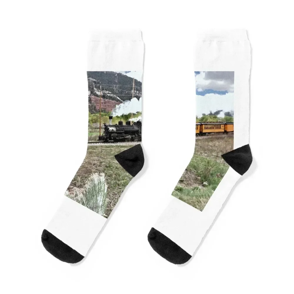 Steam Locomotive - Durango And Silverton Railroad 1 Socks hip hop kawaii new year funny gift Socks For Women Men's